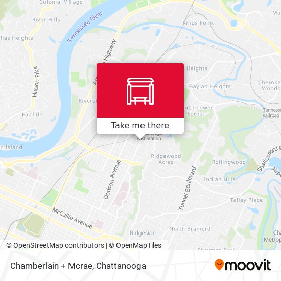 Chamberlain + Mcrae map