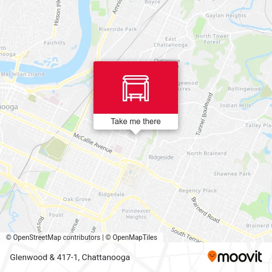 Glenwood & 417-1 map