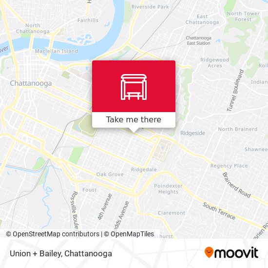 Union + Bailey map