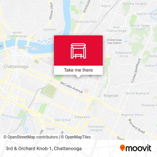 3rd & Orchard Knob-1 map