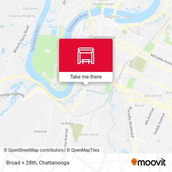 Broad + 28th map