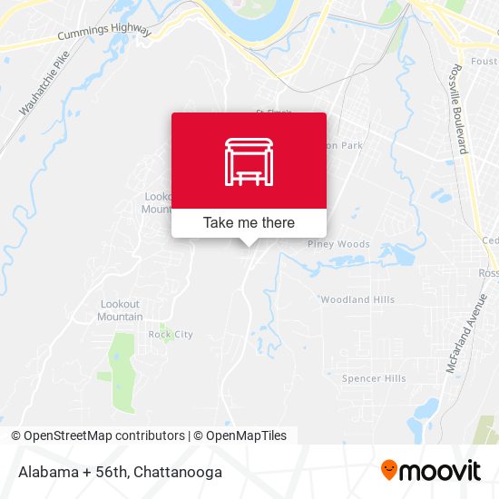 Alabama + 56th map
