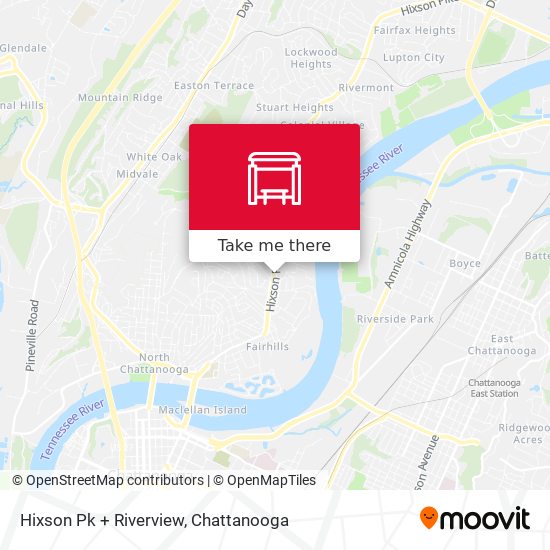 Hixson Pk + Riverview map