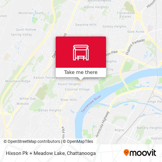 Mapa de Hixson Pk + Meadow Lake