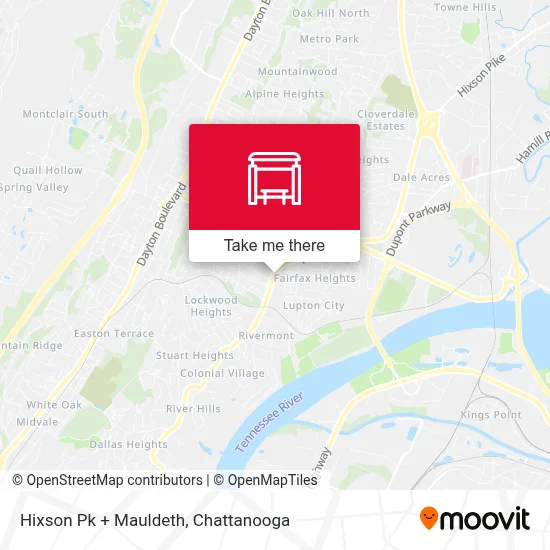 Hixson Pk + Mauldeth map