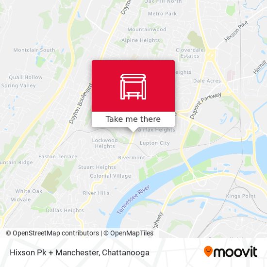 Hixson Pk + Manchester map