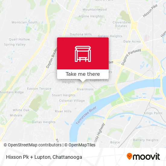Hixson Pk + Lupton map