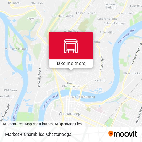 Market + Chambliss map