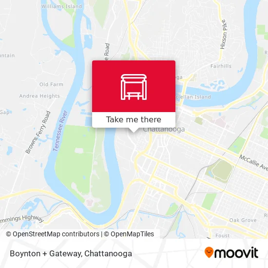 Mapa de Boynton + Gateway