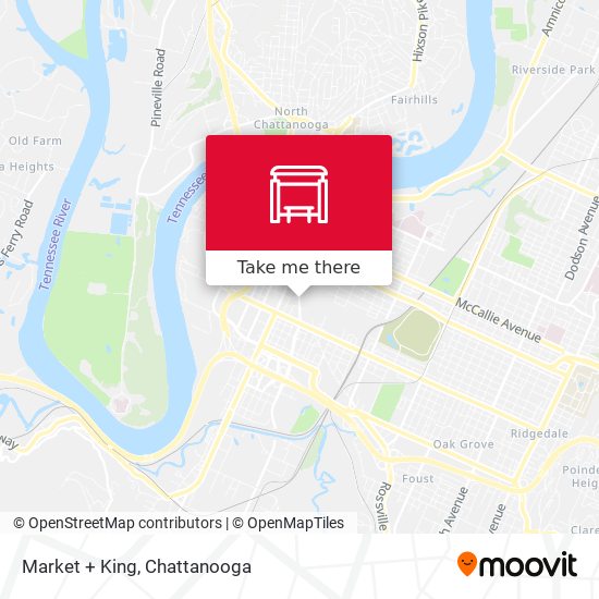 Market + King map