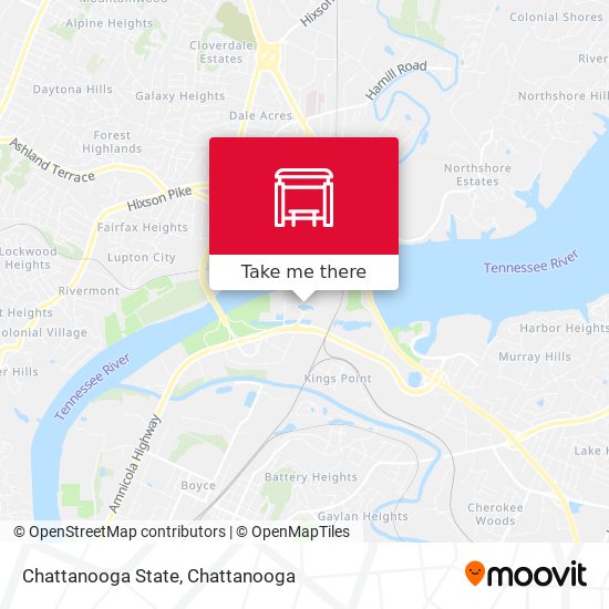 Chattanooga State map