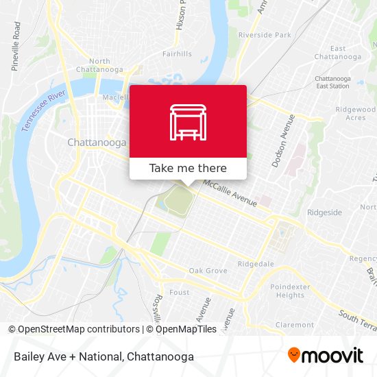 Mapa de Bailey Ave + National