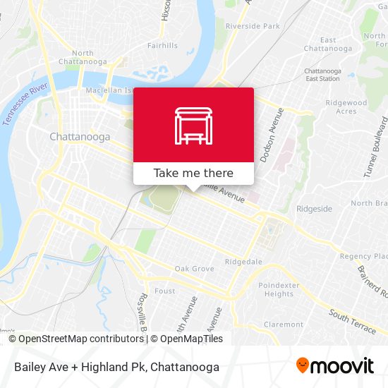Bailey Ave + Highland Pk map
