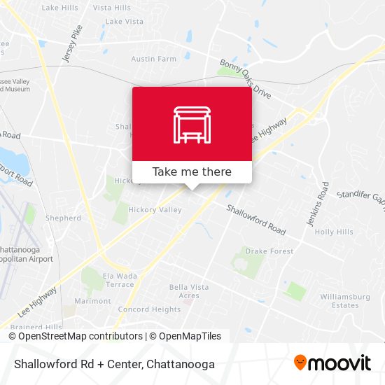 Mapa de Shallowford Rd + Center