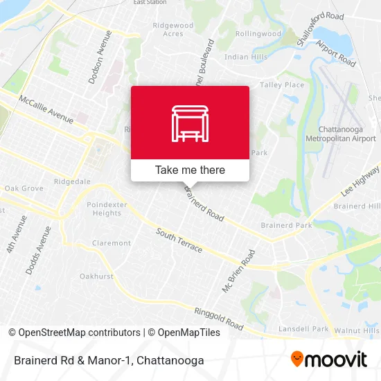 Mapa de Brainerd Rd & Manor-1