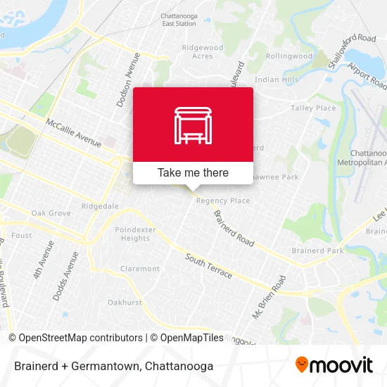 Brainerd + Germantown map