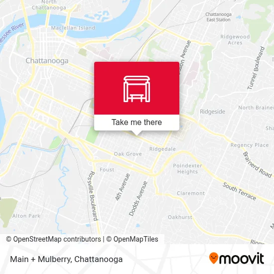 Main + Mulberry map