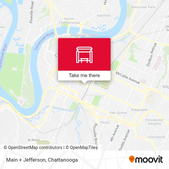 Main + Jefferson map