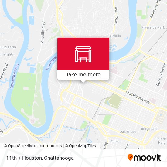 11th + Houston map