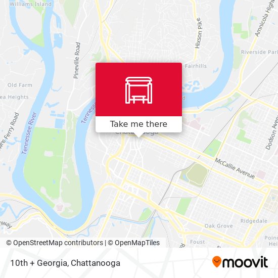 Mapa de 10th + Georgia