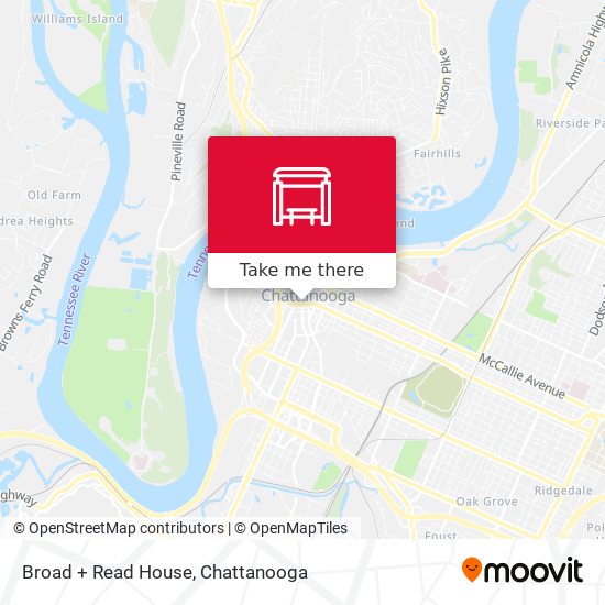 Broad + Read House map