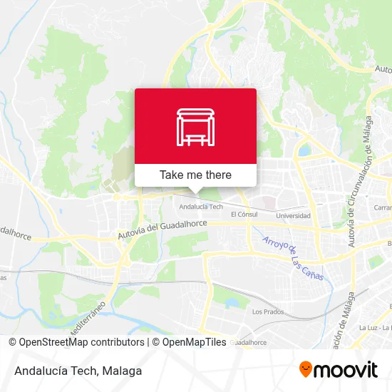 Andalucía Tech map