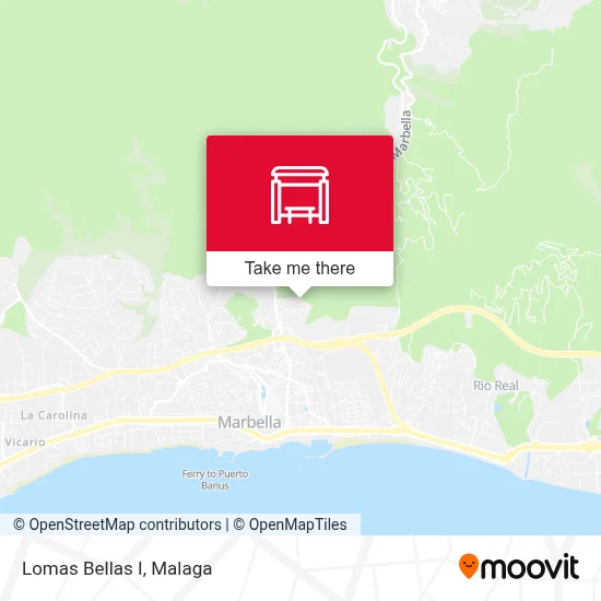 Lomas Bellas I map