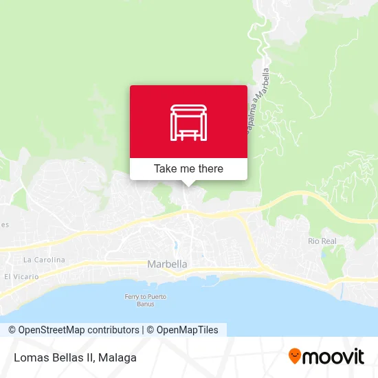 Lomas Bellas II map