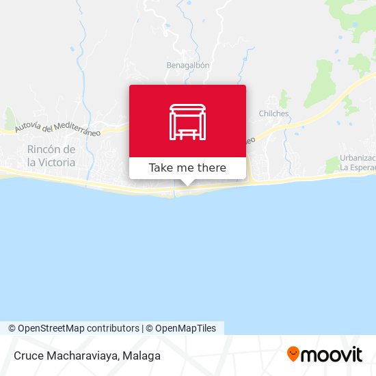 mapa Cruce Macharaviaya