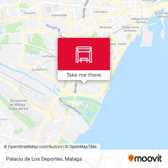 mapa Palacio de Los Deportes