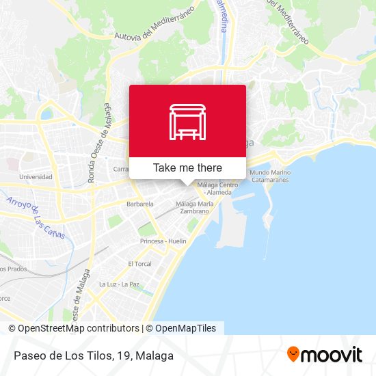 Paseo de Los Tilos, 19 map