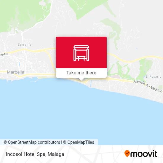 Incosol Hotel Spa map