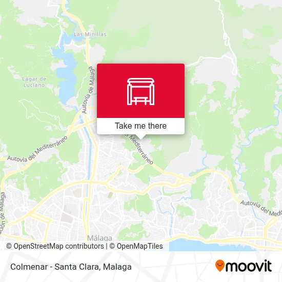Colmenar - Santa Clara map