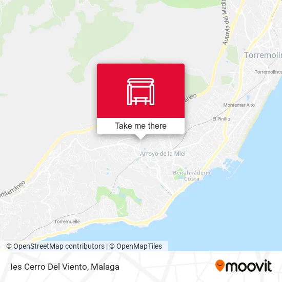 Ies Cerro Del Viento map