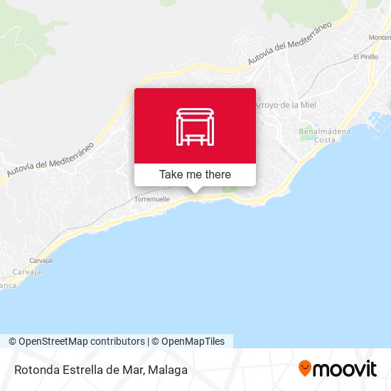 Rotonda Estrella de Mar map