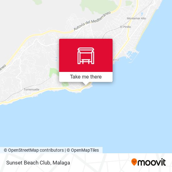 Sunset Beach Club map