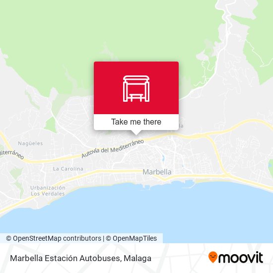 mapa Marbella Estación Autobuses