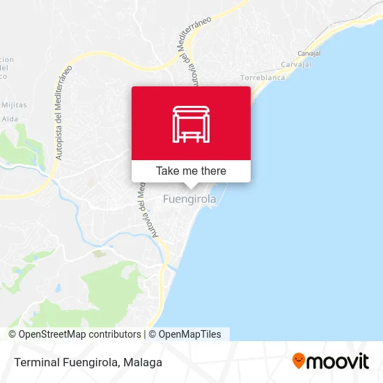Terminal Fuengirola map