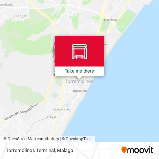 Torremolinos Terminal map