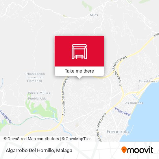 mapa Algarrobo Del Hornillo