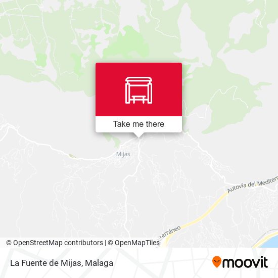 La Fuente de Mijas map