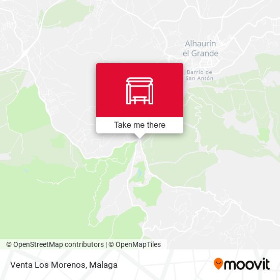 Venta Los Morenos map