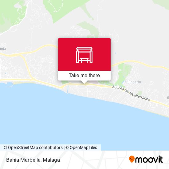 mapa Bahía Marbella