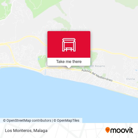 Los Monteros map