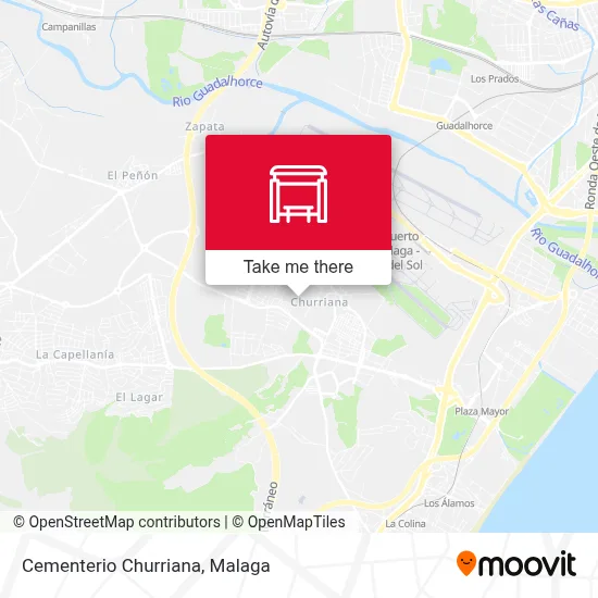 Cementerio Churriana map