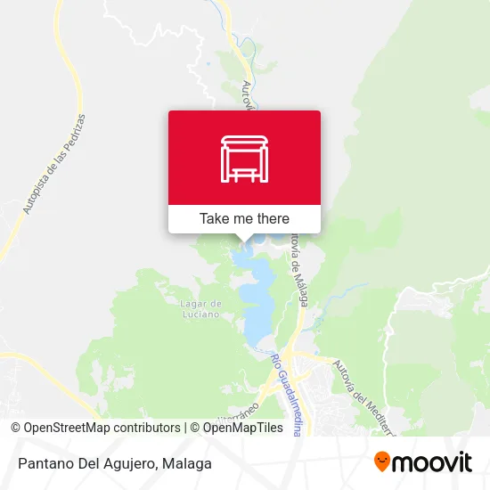 Pantano Del Agujero map