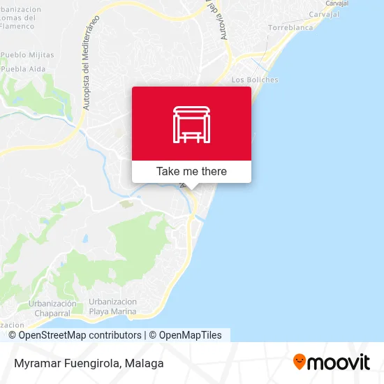 Myramar Fuengirola map