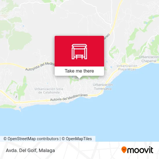 Avda. Del Golf map