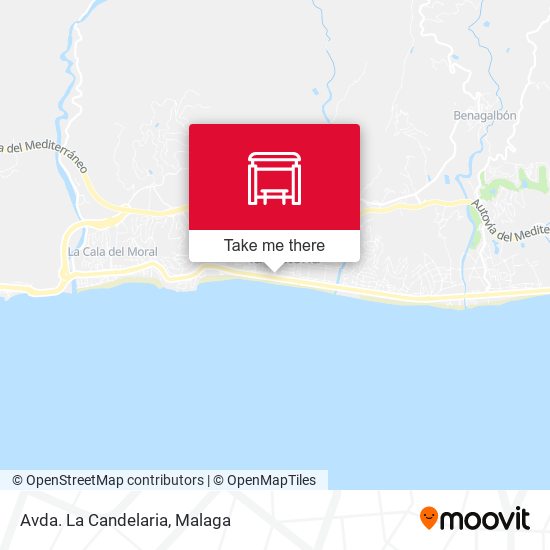 mapa Avda. La Candelaria