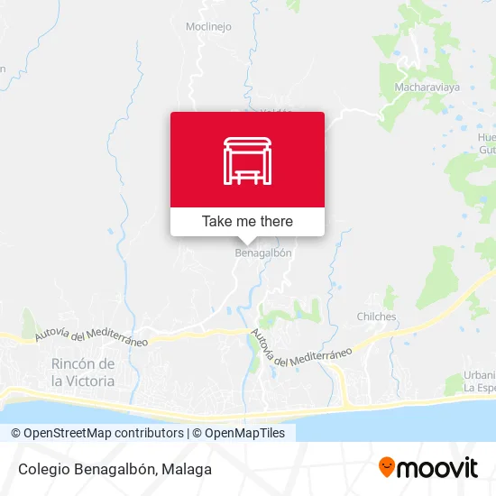 Colegio Benagalbón map